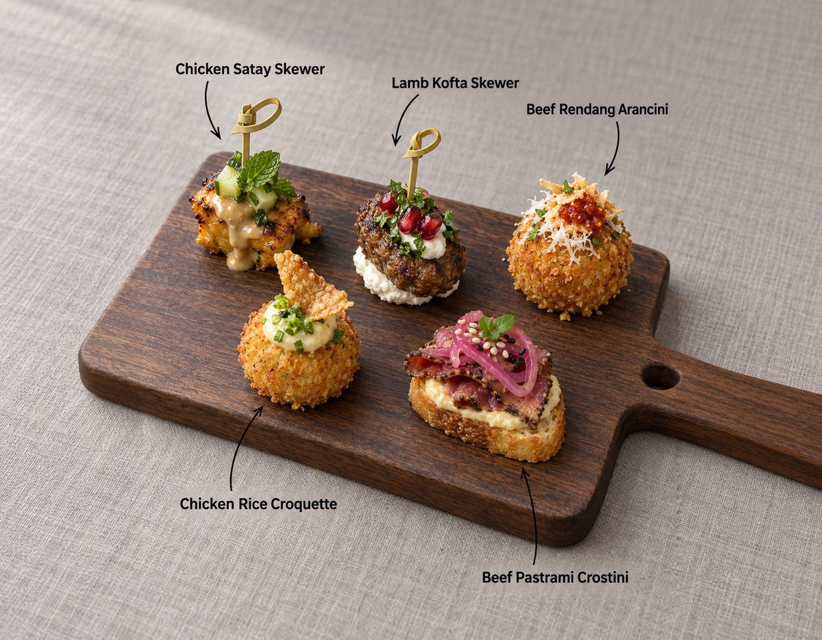 Fire & Grill Canape Catering Singapore | Cuseho