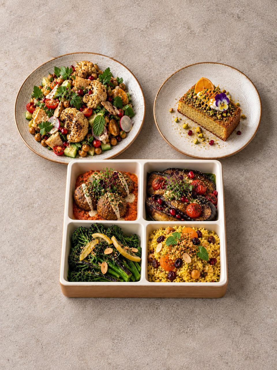 Mediterranean Harvest Bento