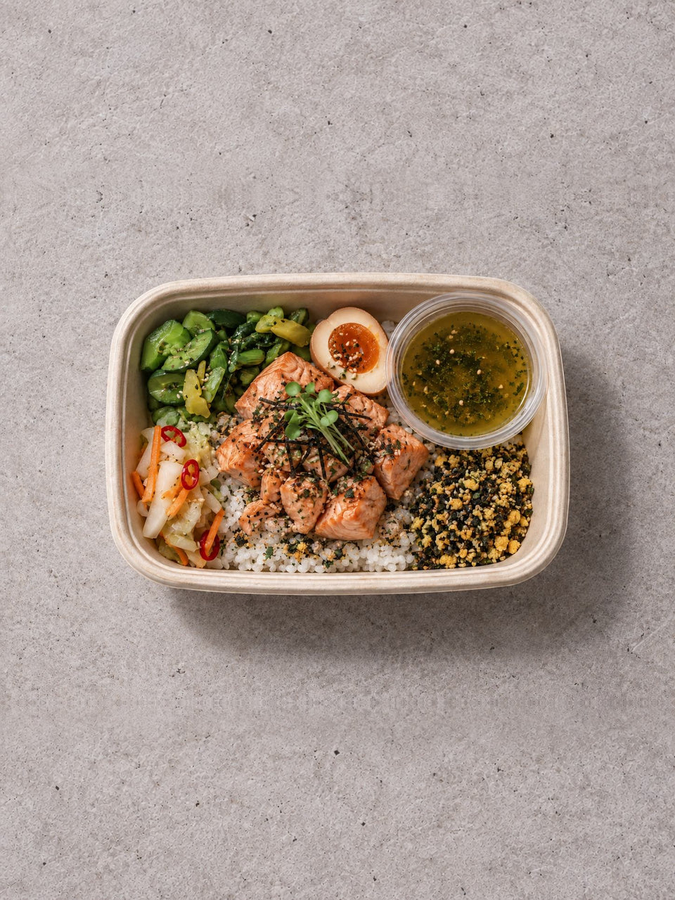 Salmon Ochazuke Rice Bento